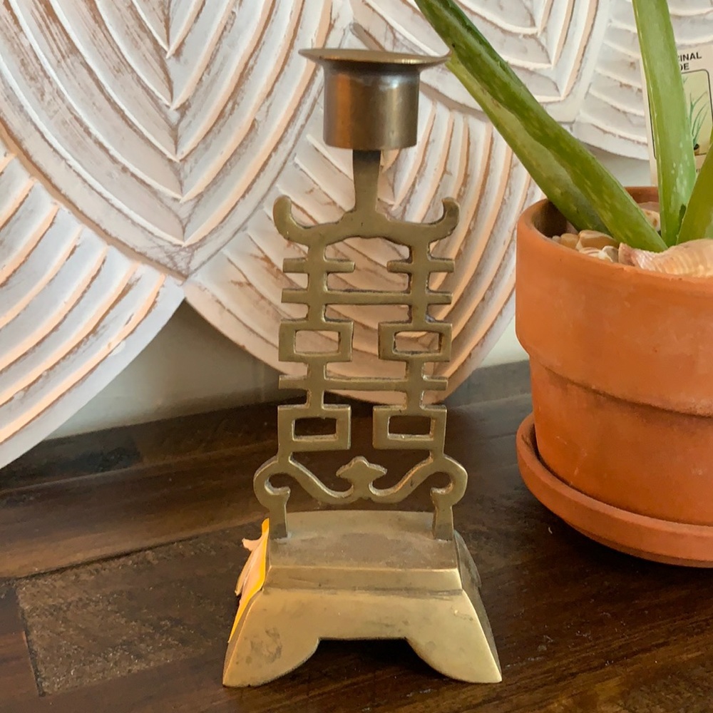 BRASS CANDLE HOLDER